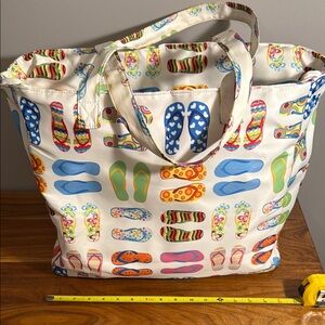 Colorful Flip-Flop Tote Bag